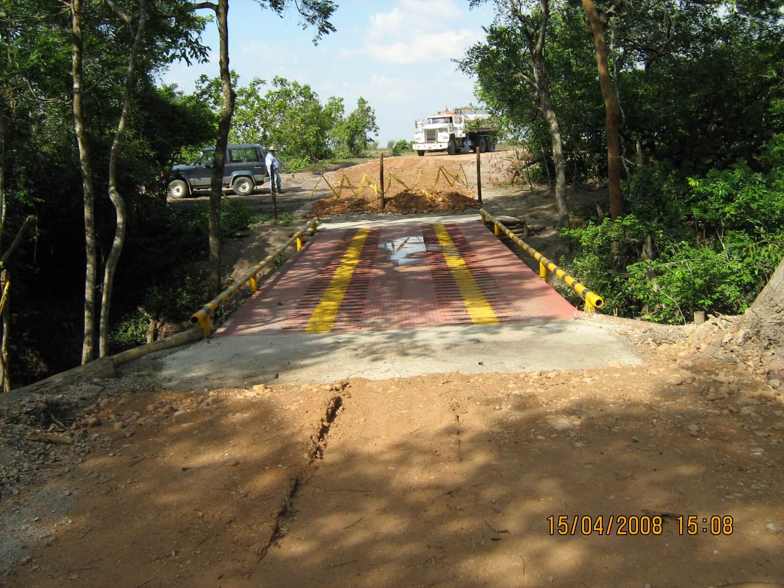 Puentes y Carreteras/Construcción Puente Puente Fijo Vía Acceso Llano 7