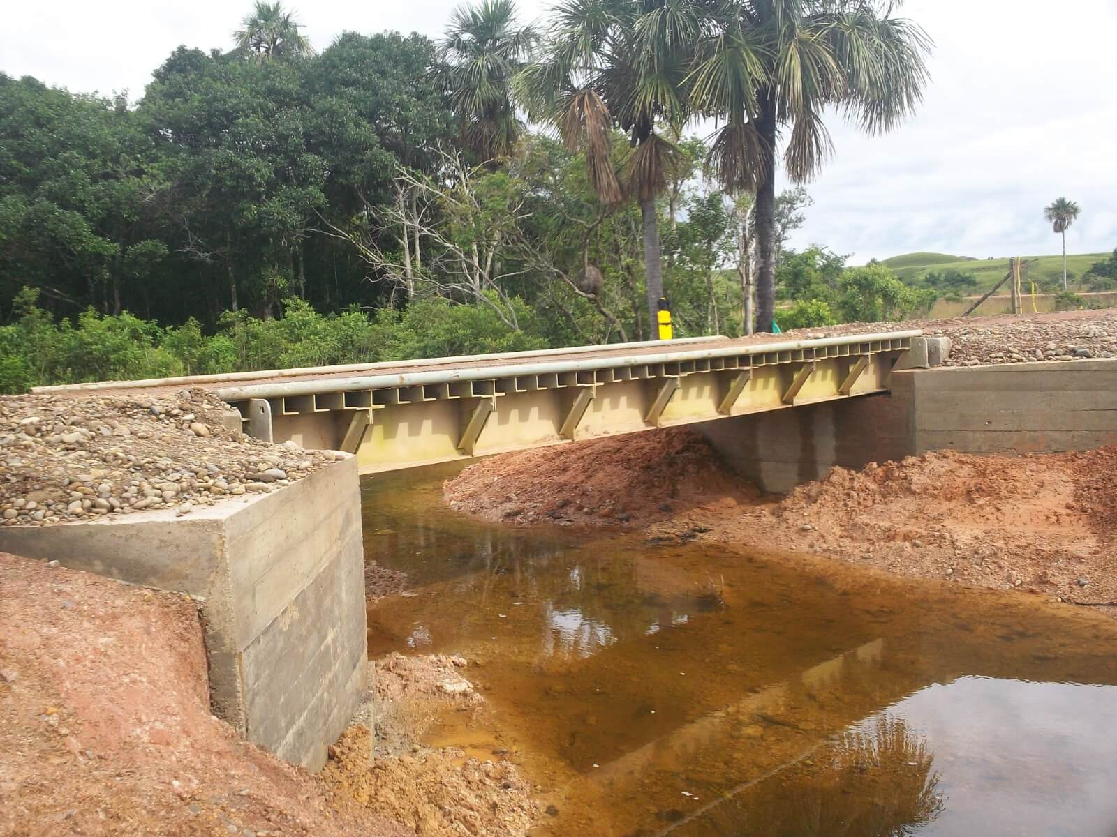 Puentes y Carreteras/Construcción Puente Puente Fijo Vía Acceso Llano 4